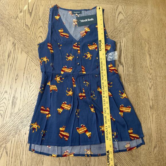 ModCloth Piñata Print Quick Remix Sleeveless Tunic XXS - Picture 8 of 10